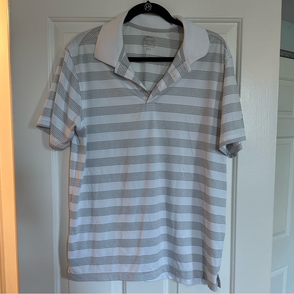 MEN'S Striped Golf Polo